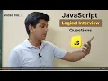JavaScript Logical Tricky Interview Question Part 1