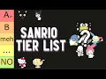 The Only Valid Sanrio Character Tier List