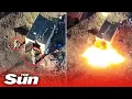 Download Lagu Ukrainian artillery air reconnaissance unit destroys Russian positions