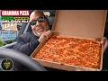 Pizza Amore Review Grandma Pizza with Pepperoni Wings in Delran NJ