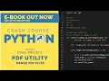 Merge PDF files Python3 crash course 2020 - Final project PDF utility