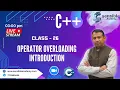 C Class 26 Operator overloading introduction Live