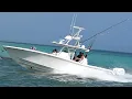 Haulover Inlet Vs Invincible 36 Open Fisherman Boat With Three Mercury 350 HP Outboard - 4K U
