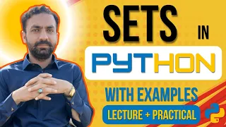 Lec-24 Sets in Python Python full Course