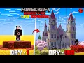 Minecraft 100 Days But Lava Expands Every Day Can I Survive