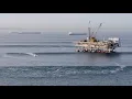 Maxed out Seal Beach swell Esther oil platform waves Jan 6 11 and 13. Drone Video Cloudbreak