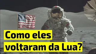 Como os astronautas voltaram da Lua?