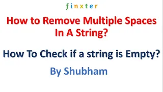 A Simple Guide To Remove Multiple Spaces In A String How To Check if a string is Empty in Python