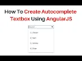 autocomplete textbox using angularjs 1 5 11 example