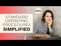 Standard Operating Procedures Simplified