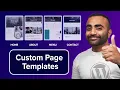 3 Easy Ways to Create Custom Page Templates in WordPress
