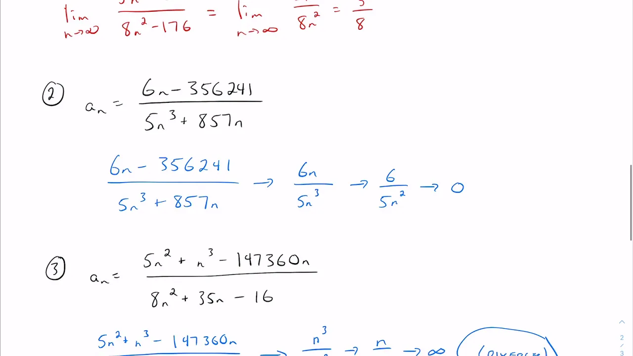 Unit 3 Video 2 Sequence Limits 1