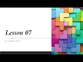 Python Basics Series - Lesson 7