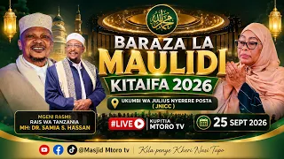 #LIVE:  BARAZA LA MAULID YA KITAIFA  JNICC POSTA DAR ES SALAAM TZ   25  OCT 2026