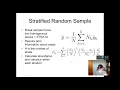 stratified random sampling