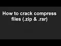 How to crack zip files with John The Ripper JTR