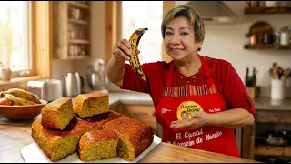 ¡NO TIRES EL PLÁTANO BELLACO! 🍌 Mira el Queque que Puedes Preparar