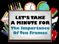The Importance of Ten Frames How to Use Them