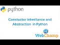 Python Hindi - 21 Constructor Inheritance Decorators and Abstract class in Python
