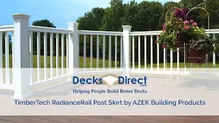 TimberTech RadianceRail Post Skirt by AZEK Building Products