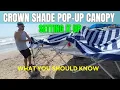 The Best Beach Canopy - Crown Shade Pop-Up Canopy