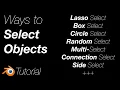 Every Way To Select Objects in Blender
