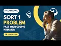 HackerRank 7 Sort 1 - Step-by-Step Solution
