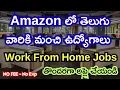 Latest Amazon Work From Home Jobs Telugu 2025
