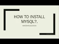 Python3 With Mysql