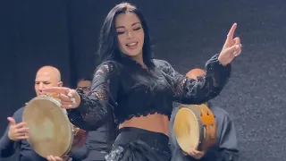 ALLA KUSHNIR BELLY DANCER WITH A BAND CAIRO EGYPT آه لو لعبت يا زهر 2023 