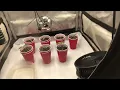 Self-watering solo cup trick for seedlings