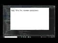 Android Studio Quiz Random and Save score sqlite database part 8