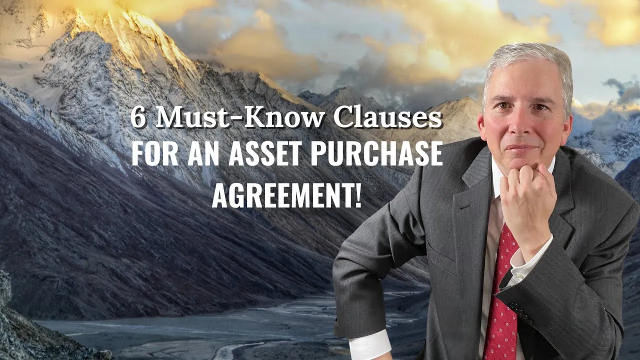 Key Clauses in an Asset Purchase Agreement Explained