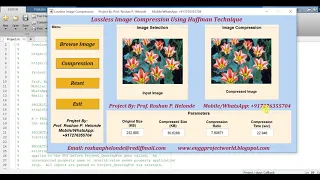 Image Compression Using Huffman Coding Matlab Project With Source Code Lossless Image Compression