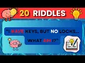 Can You Solve These 20 Tricky Riddles Only Geniuses Get