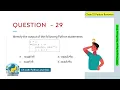 Question - 29 Class 12th CBSE 2021 Computer Science Mid-Term Sample Paper Loops in Python