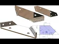16 SolidWorks Tutorial corner bracket - sheet metal
