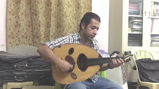 حوار مع النفس  وسألت نفسي حائرا انا من أكون   كاظم الساهر  عزف عود واداء عبد الله البصري دندنها