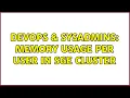 DevOps SysAdmins memory usage per user in SGE cluster 2 Solutions