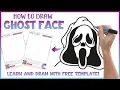 How to Draw Ghost Face - Free Dot to Dot Connect the Dots Printable