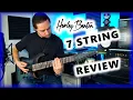 Harley Benton 7 String Guitar Review - Amarok-7 BKBL Flame Burst