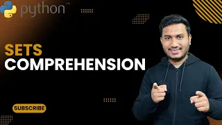 Sets Comprehension The Complete Python Course Basic to Advance Python Tutorial