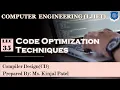 Lec-35 - Code Optimization Techniques Compiler Design Computer Engineering