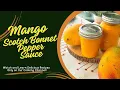 Download Lagu SIMPLE HOMEMADE MANGO HABANERO PEPPER SAUCE | HOW TO MAKE HOT SAUCE | VEGAN