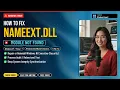 Fix nameext dll Shell Error