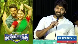  ghajinikanth arya talks about actress sayesha director