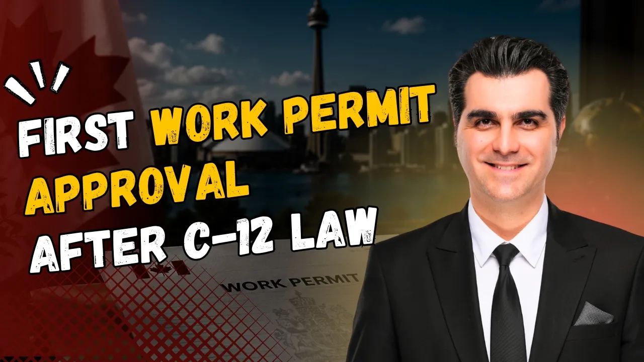 First Work Permit Approval After C-12 law