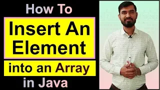 Insert An Element Into An Array In Java Data Structure Hindi