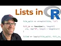 Indexing and looping over lists in R a tutorial CC174