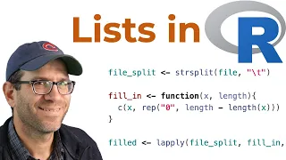 Indexing and looping over lists in R a tutorial CC174